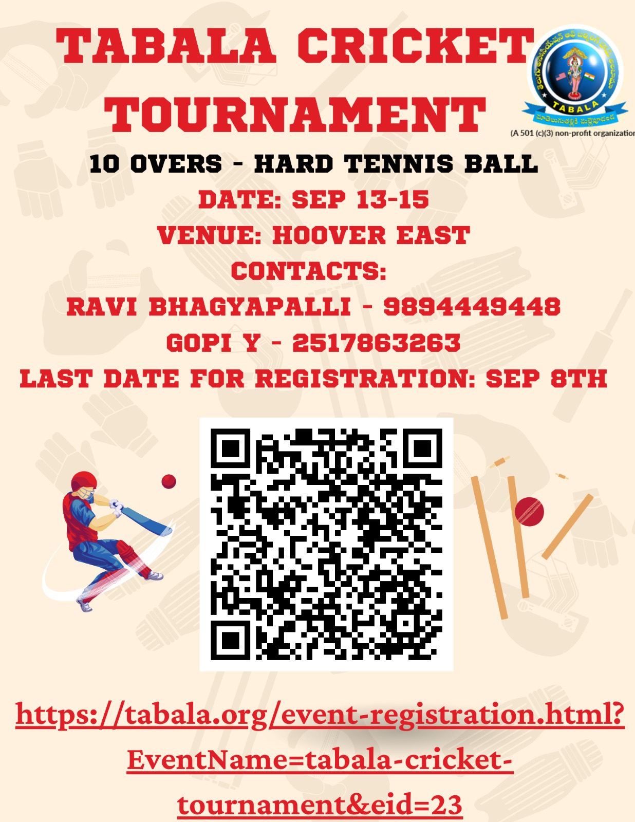 TABALA Cricket Tournament 2024